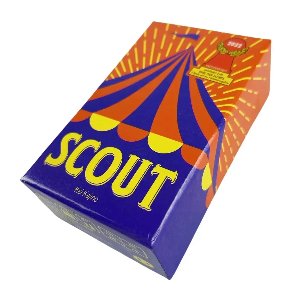 Double your language fun with the Circus Scout Poker Card Game – Perfect for memorable nights!