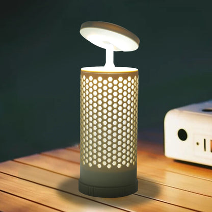 Lanterna e lanterna de campismo 2 em 1 | À prova de água, recarregável por USB