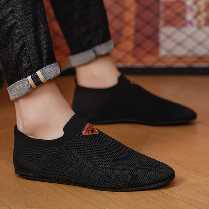 YRZL Mens Loafers Breathable Mesh Summer Lightweight Driving Moccasins Slip on Casual Shoes for Men Comfortable Walking Shoes