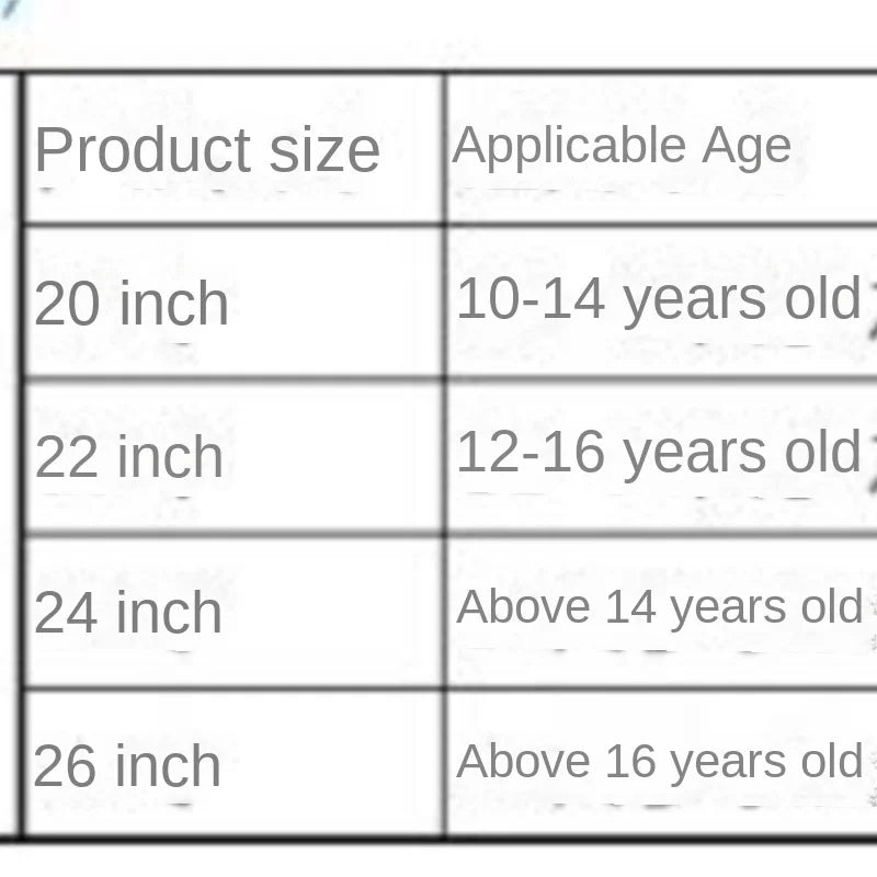 Cooya Children's Bicycle 22/24 Inch Mountain Bike Dual Disc Brake High Carbon Steel Hard Frame Suitable For 10-16 Years Old 2025