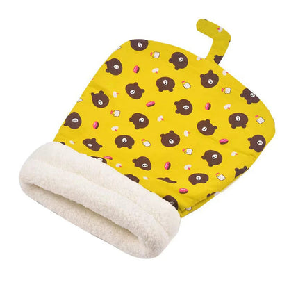 Cat Sleeping Bag Winter Soft Fluffy Thickened Pet Pocket Nest Bed Kitten Puppy Comfortable Warm Nest for Small Medium Dogs Cats