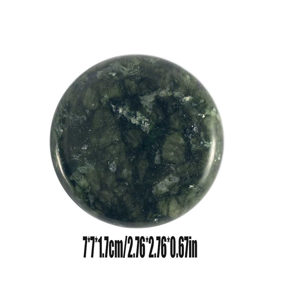 Natural Jade Hot Massage Stone 1PC Full Body Face Neck Relaxation Therapy Tool
