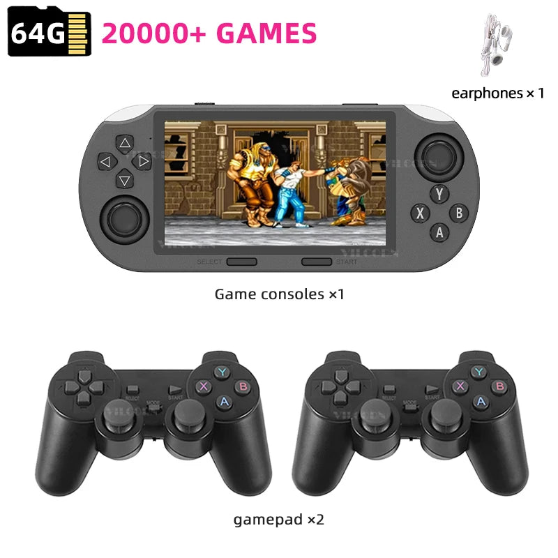 NEW SF3000 Portable Handheld Game Console Pocket Video Game Player 20000 Games For PS1 SFC Gameboy Machine Gift For Kids