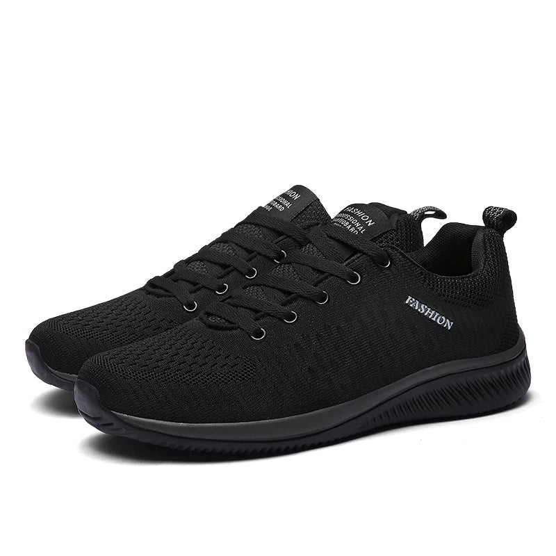 Men Running Walking Knit Shoes Fashion Casual Sneakers Breathable Sport Athletic Lightweight Men Sneakers Casual Shoes