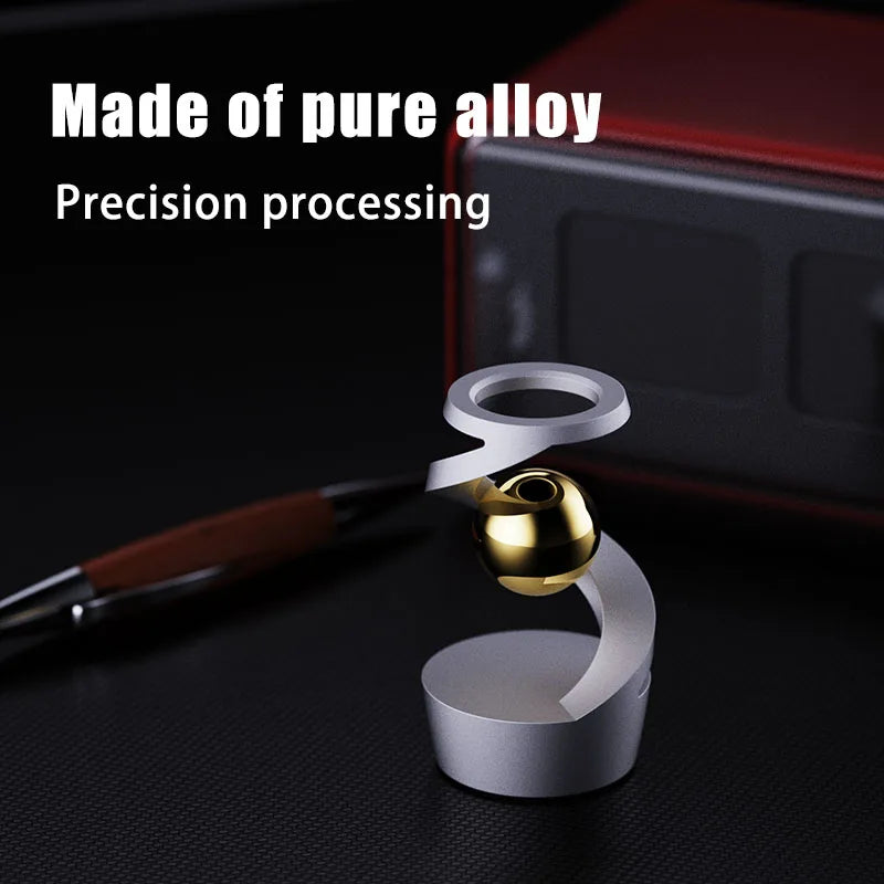 Metal Tabletop Floating Gyro Gravity Defying Kinetic Desk Toy Suspended Gyroscope Fidget Spinners for Adults Kids