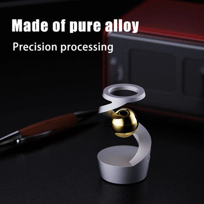 Metal Tabletop Floating Gyro Gravity Defying Kinetic Desk Toy Suspended Gyroscope Fidget Spinners for Adults Kids