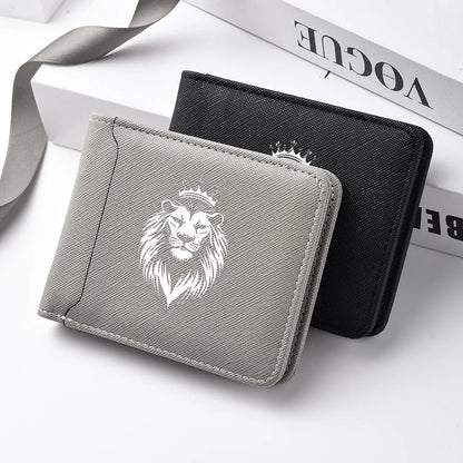 Men's Ultra-Thin Wallet Short Slim Multi-Card Holder Personalized Design