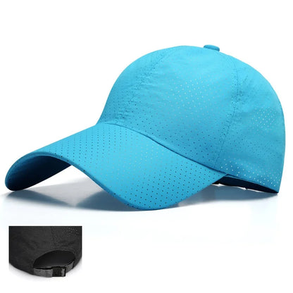 Running Hat Mesh Sports Cap Lightweight Quick Drying Runner Cap for Men Wom