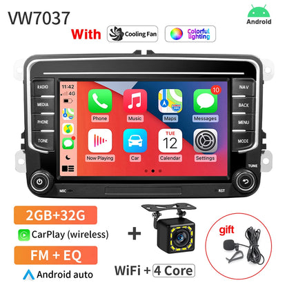 GRANDnavi 2Din Android 13 Car Radio GPS For VW / Volkswagen Skoda Octavia golf 5 6 touran passat B6 polo Jetta 2Din Radio Player