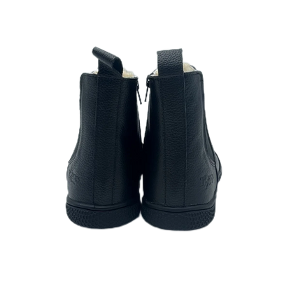 Tipsietoes Top Brand Chelsea Barefoot Genuine Leather Winter Boots With Warm Real Natural Fur Linning And Insole For Women