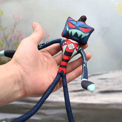 Hazbined Hotels Plush Toy Alastor Soft Stuffed Animal Vee Nifty Doll Blind Box Collectible for Fans of Movies & TV