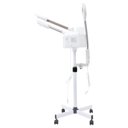 3-in-1 Facial Steamer with Hot & Cold Nozzle, LED Magnifying Lamp SPA Beauty Salon