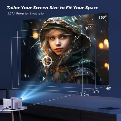 Magcubic HY350 Pro Projector Android 11 4K 1080P 580ANSI Wifi6 Voice Control Allwinner H713 Electronic Focus BT5.0 Home Projetor