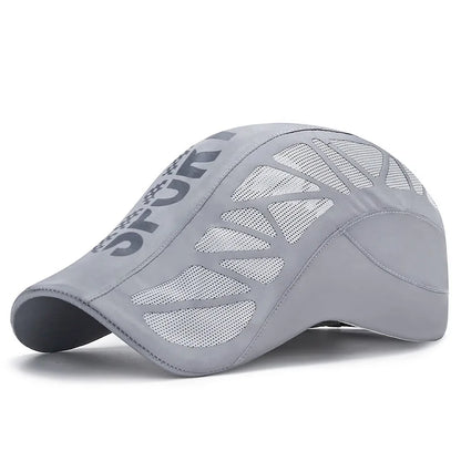 Running Hat Mesh Sports Cap Lightweight Quick Drying Runner Cap for Men Wom