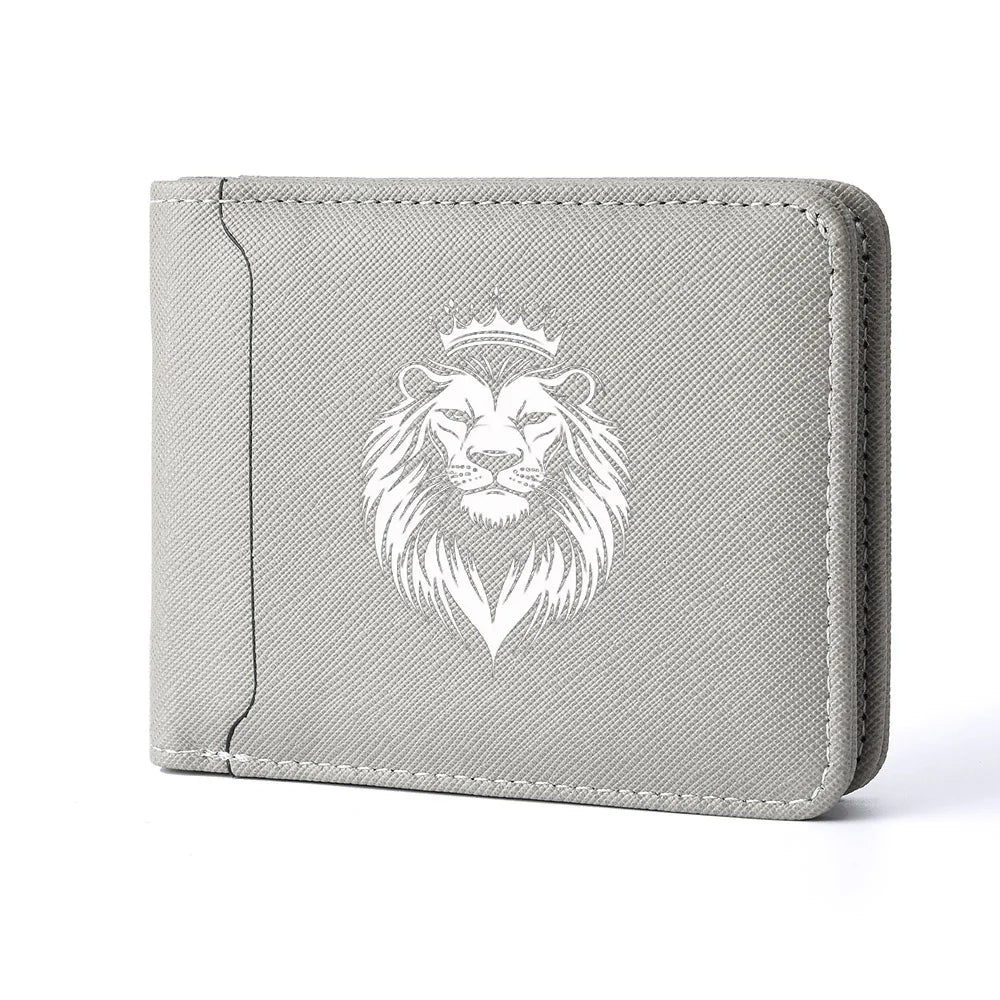 Men's Ultra-Thin Wallet Short Slim Multi-Card Holder Personalized Design