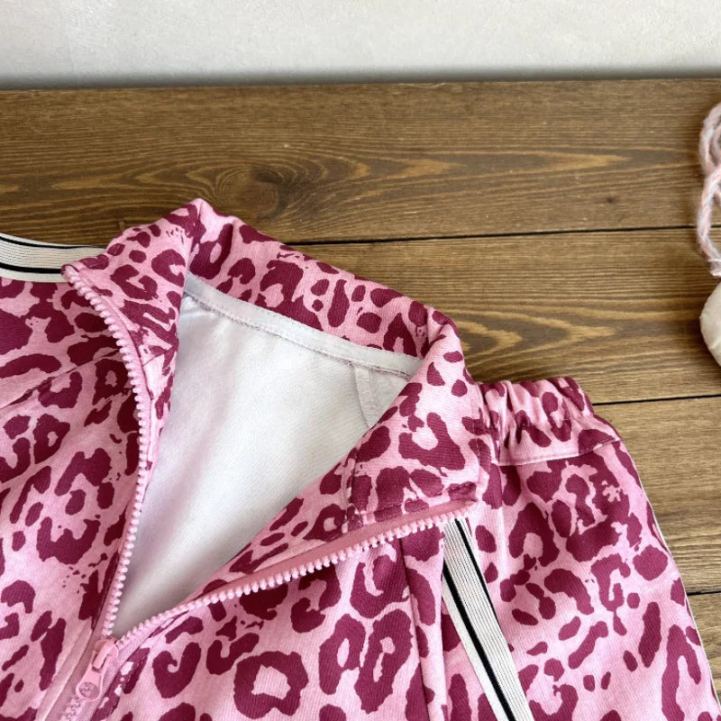 New Spring Autumn Baby Girls Clothes Set Children Jacket Pants 2Pcs/Sets Infant Clothing Toddler Sports Costume Kids Tracksuits