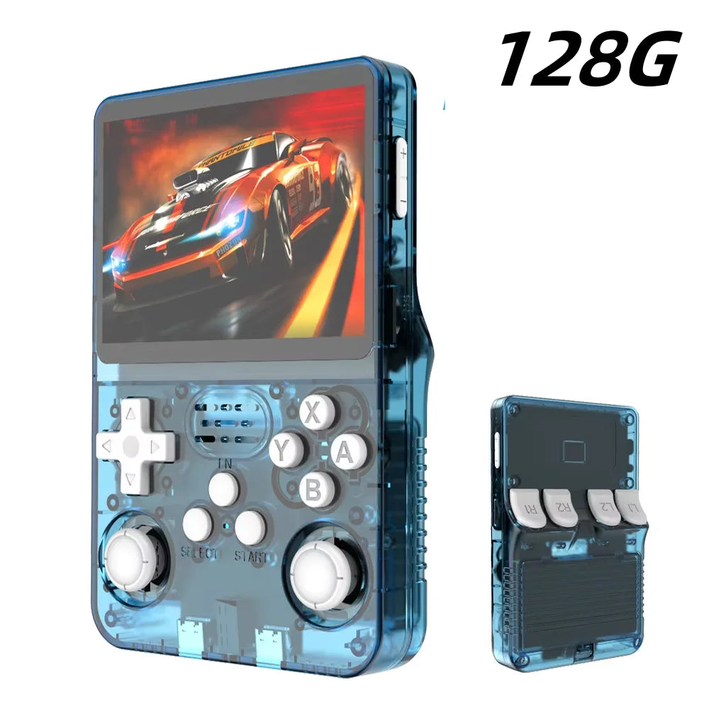 100% Original ARKOS R36S Retro Handheld Game Console 3.5'' IPS,15000+ Games,2 RAM chips, Linux Portable Pocket Player, 64G/128G