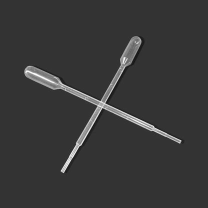 100Pcs Transfer Pipettes 1ml Plastic Transparent Pipettes Disposable Safe Eye Dropper Transfer Graduated Pipettes Lab Supplies