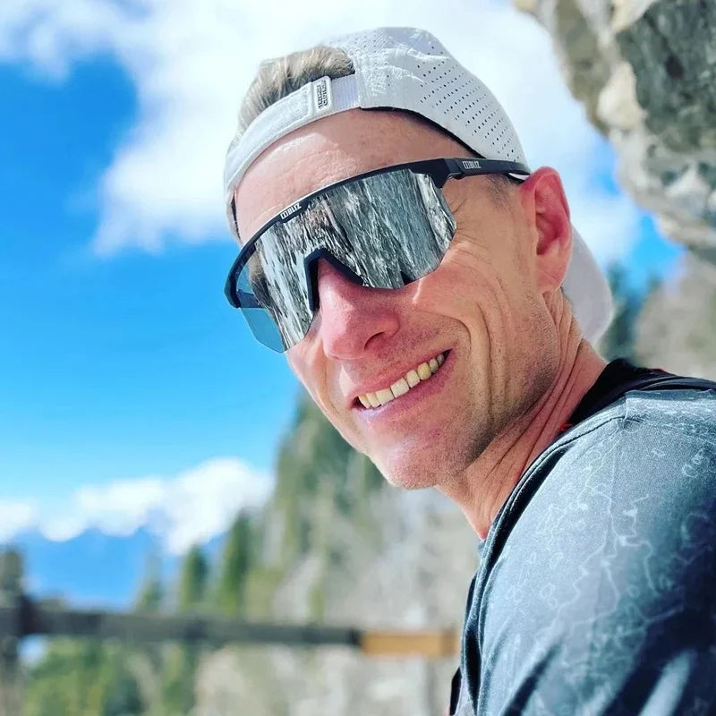 B BLIZ HERO Photochromic Cycling Glasses MTB Road Cycling Goggles Windproof UV Protection Sunglasses Polarized Sports Eyewear