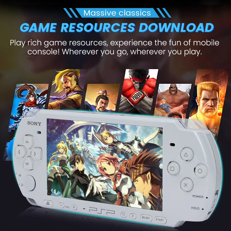 PlayStation Original PSP 3000 Handheld Game Console (PSP-3006) PlayStation Portable 3000 Game Console(Free Games)Cracked version