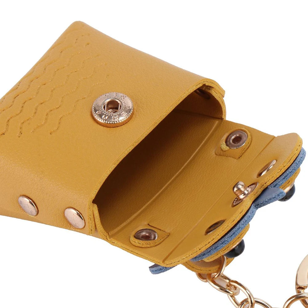 Mini Owl Coin Purse Keychain Bag – Small Pouch Backpack Decoration for Women Girls