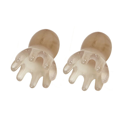 Resin Octopus Massage Comb Scalp Acupuncture GuaSha SPA Meridian Fatigue Relief