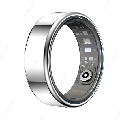 2025 New Smart Ring Men Women, Heart Rate and Blood Oxygen Monitor Smartring IP68 5ATM Waterproof, Multi-sport Mode Finger Ring