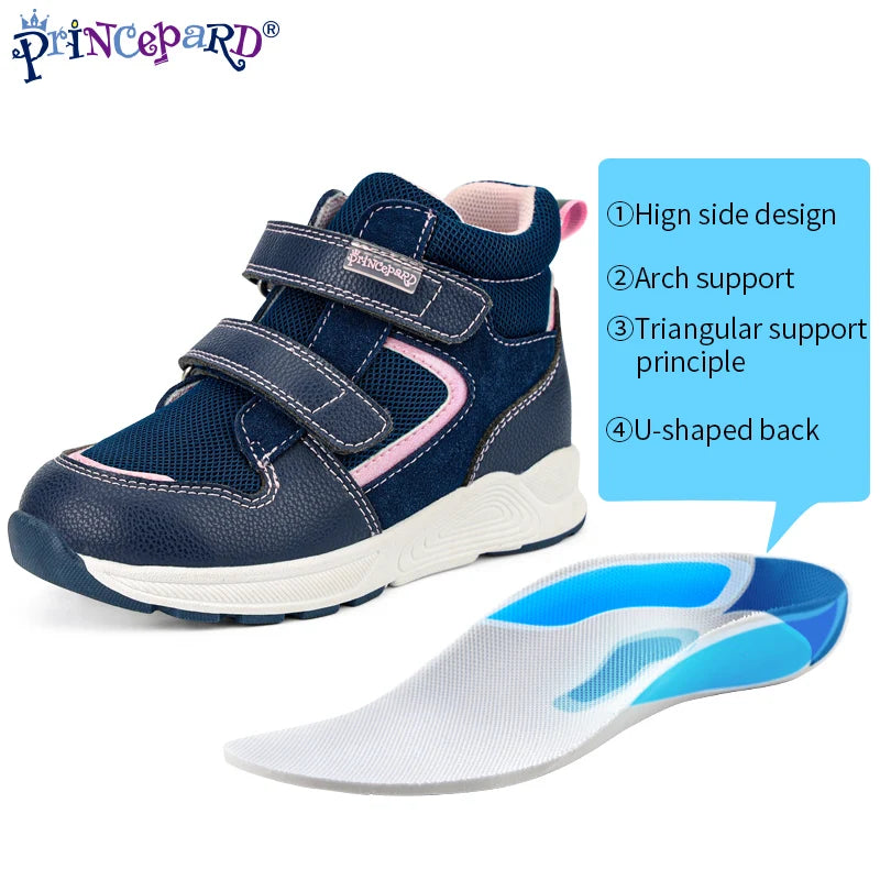 Kids Orthopedic Shoes Girls Boys Corrective Sneakers with Arch Support Princepard Autumn Children Medical Casual Footwear