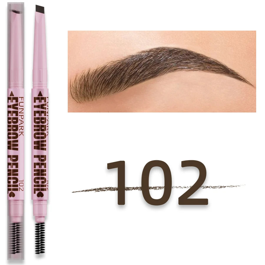 2-in-1 Professional Waterproof Eyebrow Pencil – Dual-Tip Precision for Natural, Long-Lasting Brows