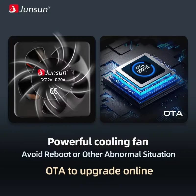 Junsun Wireless CarPlay Android Auto Car Radio For Mercedes Benz Smart Fortwo 451 2005 - 2010 GPS Multimedia 2din Systems Stereo