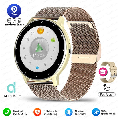 2025 Men’s Sports Smartwatch Fitness Tracker Heart Rate Full Touch Bluetooth Call