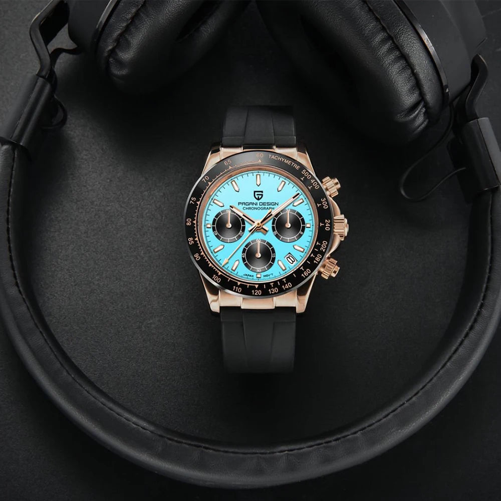 2025 PAGANI DESIGN 40MM Men Quartz Watch VK63 Sapphire Luxury Business