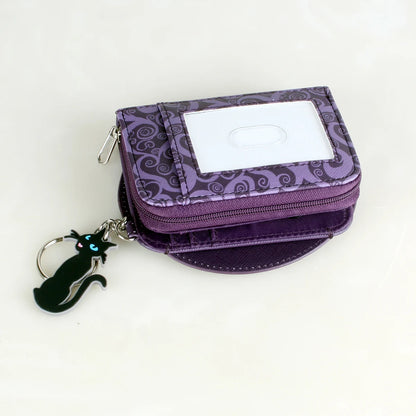 Anime Cartoon Women's Wallet – Cute Girl Coin Purse & Card Holder with Keychain