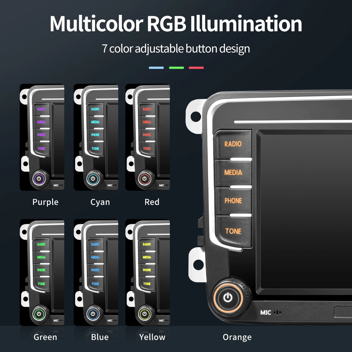 GRANDnavi 2Din Android 13 Car Radio GPS For VW / Volkswagen Skoda Octavia golf 5 6 touran passat B6 polo Jetta 2Din Radio Player