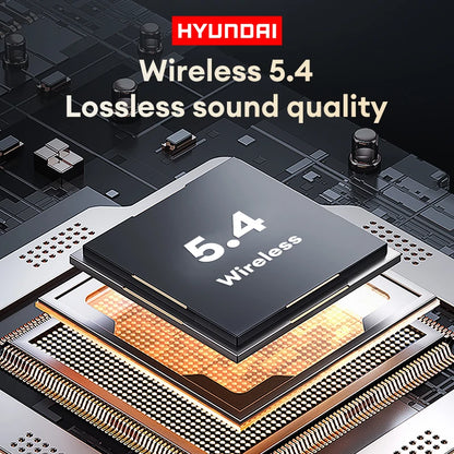 Choice HYUNDAI HY-C02 Nice earrings Earphones Wireless Bluetooth Headphones LED Power Display Mic Stereo Sound Earphones