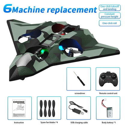 Cross-border Hit CZ36 Remote Control Foam Airplane, Drone Hovering Flight Fighter, Fixed Height Rolling Stunt Toy