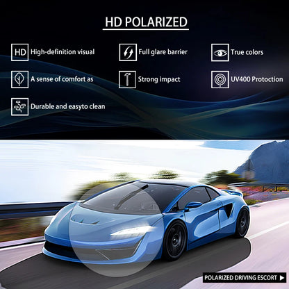 Vintage Square Polarized Sunglasses Men Women Retro Driving Fishing UV400 Shades