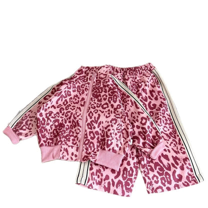 New Spring Autumn Baby Girls Clothes Set Children Jacket Pants 2Pcs/Sets Infant Clothing Toddler Sports Costume Kids Tracksuits