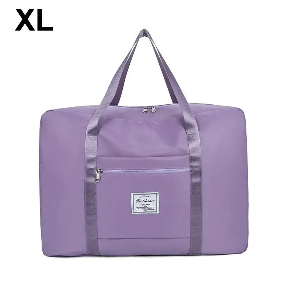 Large Capacity Folding Travel Bags Portable Moving Storage Bag Lightweight Gym Yoga Storage Shoulder Bag For Women Men