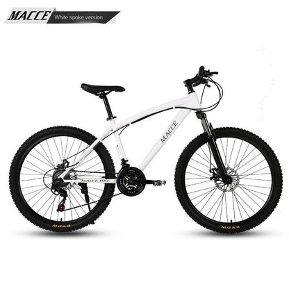 FJ High Carbon Steel Adult Shock Absorber Variable Speed Dual Disc Brake Mountain Bike Male Or Female Disc Brake 26 Inch Bicycle