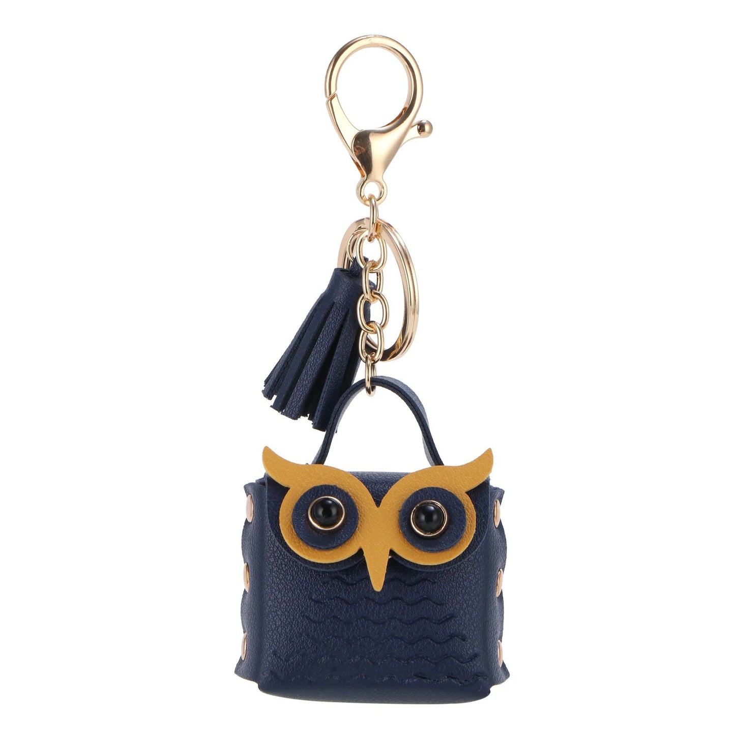 Mini Owl Coin Purse Keychain Bag – Small Pouch Backpack Decoration for Women Girls