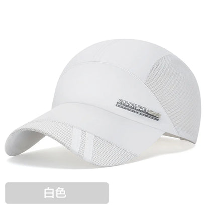Running Hat Mesh Sports Cap Lightweight Quick Drying Runner Cap for Men Wom