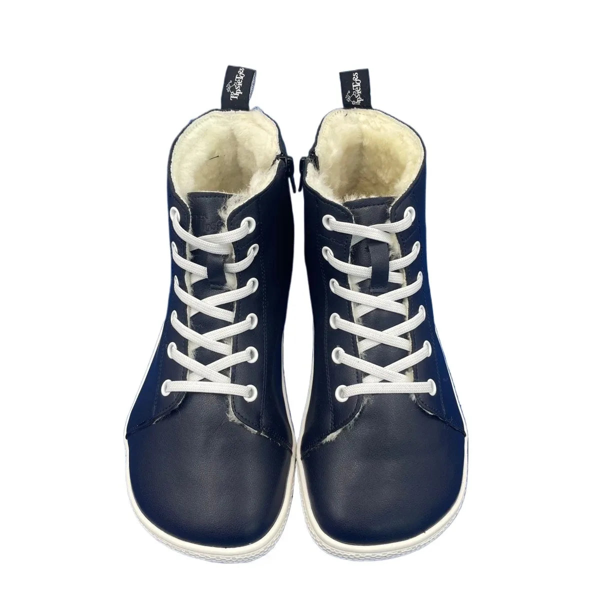 Tipsietoes Top Barefoot Genuine Leather Winter Boot With Real Natural Fur Linning And Insole Inside For Women Men Light Weight