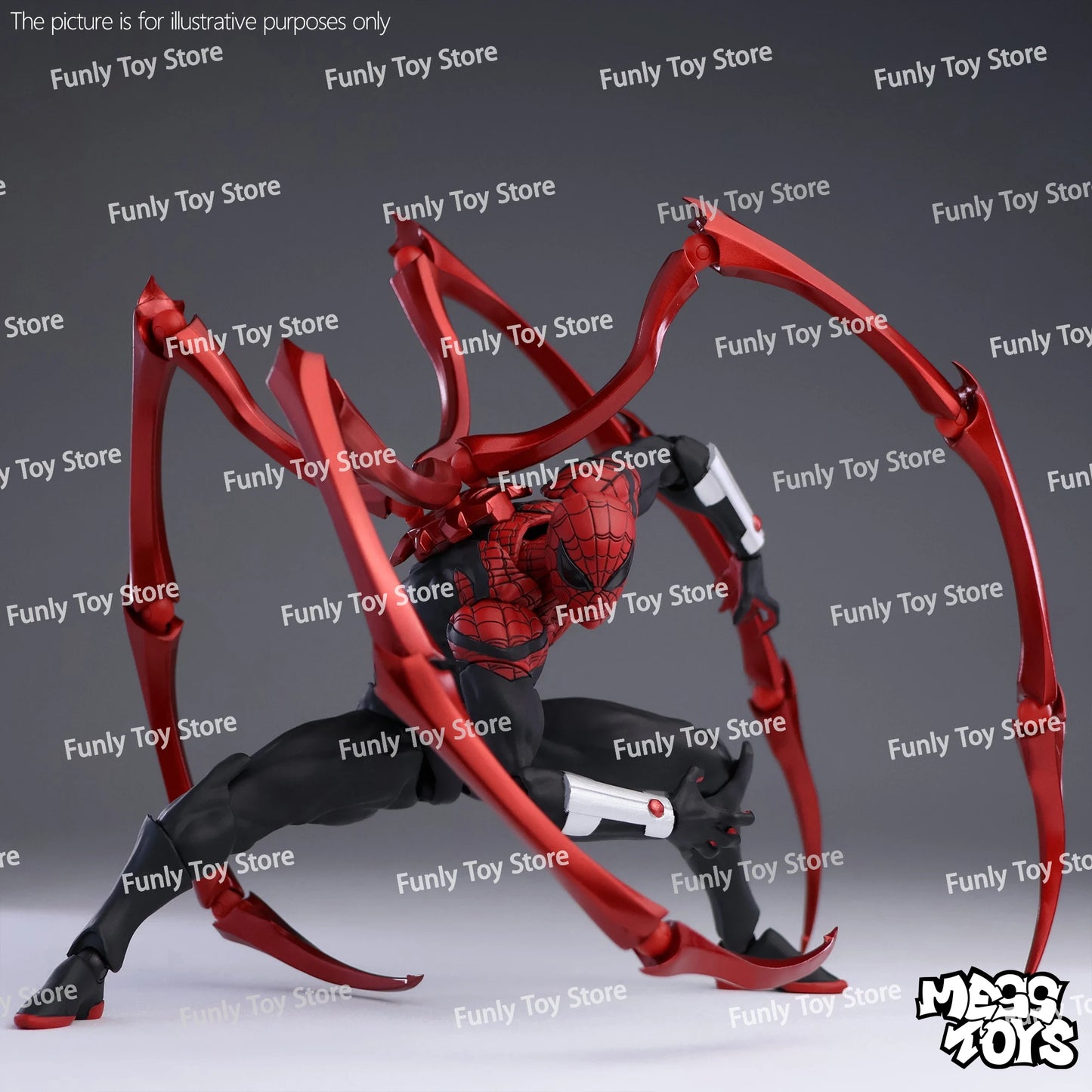 In Stock Mess Toys Superior Spider Man Doctor Octopus Peter Parker Messtoys Spiderman Neighbor Anime Action Figure Gifts Toys