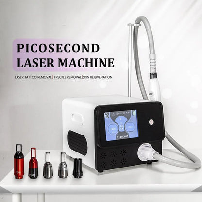 Nd Yag Laser Tattoo Removal Carbon Peeling Machine Portable Picosecond Laser Q Switched NdYag Pico Laser Tattoo Removal