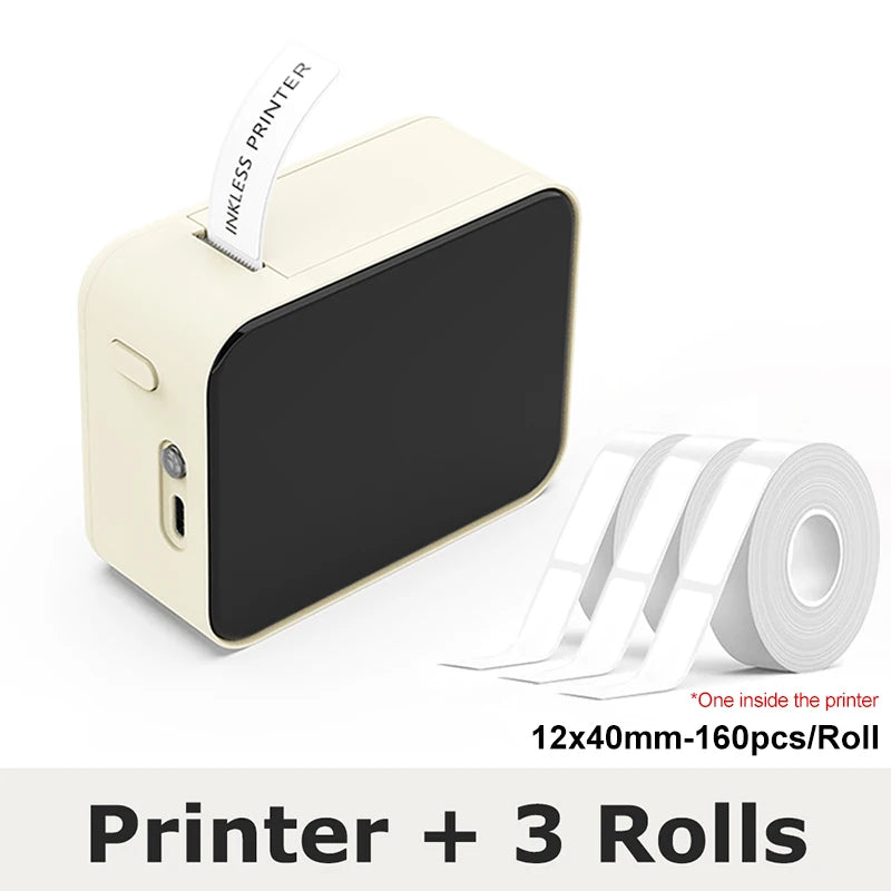 Marklife P15 Portable Thermal Printer Mini Label Printer Inkless Bluetooth Adhesive Printing Machine Sticker Labeling Machine