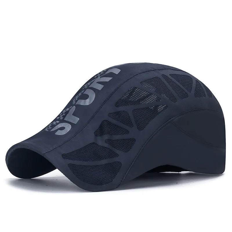 Running Hat Mesh Sports Cap Lightweight Quick Drying Runner Cap for Men Wom