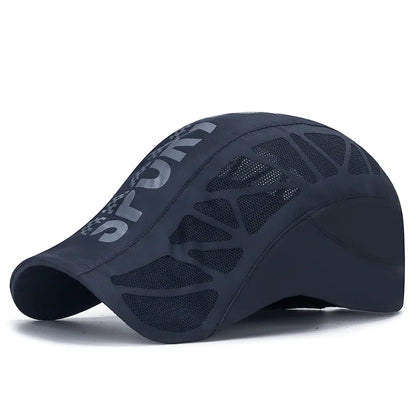 Running Hat Mesh Sports Cap Lightweight Quick Drying Runner Cap for Men Wom