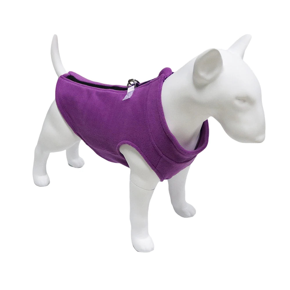 Soft Fleece Dog Jacket – Warm Vest for Small to Medium Breeds
