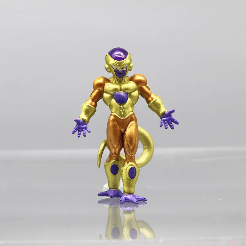 Hot 8pcs Dragon Ball Z Frieza Freezer  Anime Figures Figurine Pvc Statue Model Doll Collection Decoration toys